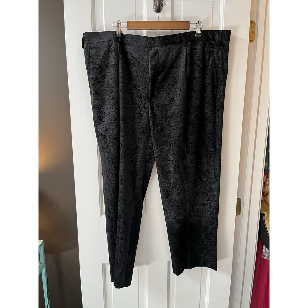 Hockerty Men's Velvet Paisley Pants  42/30